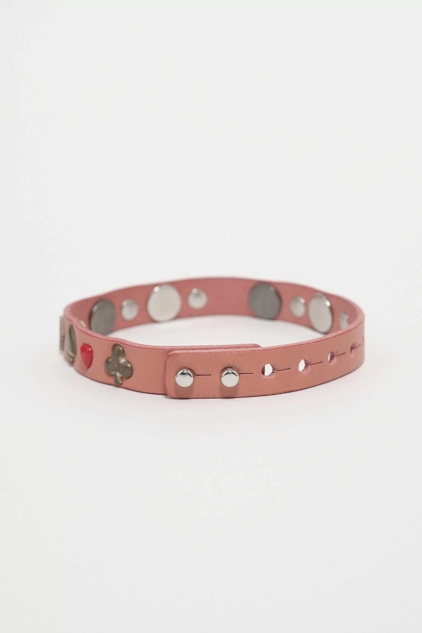 Smycke | Our Legacy 2 Cm Card Deck Choker Tasty Pink Leather