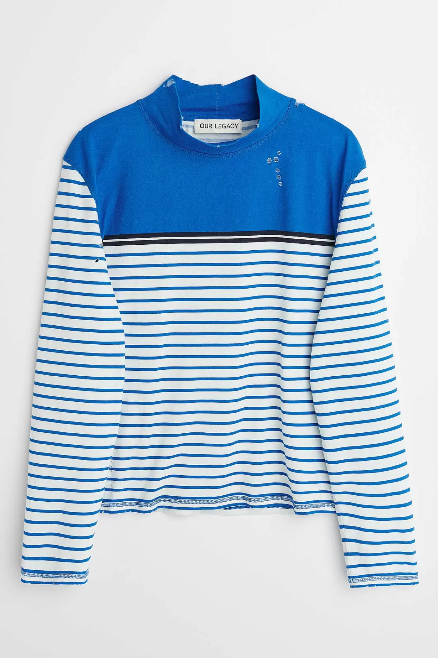 Jersey | Our Legacy Artist Polo Trashed Carnot Stripe