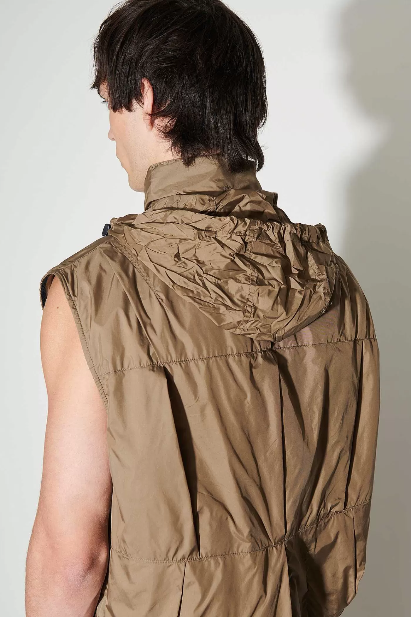 Ytterkläder | Our Legacy Beskuren Exhale Puffa Vest Cavalry Olive Aero Nylon