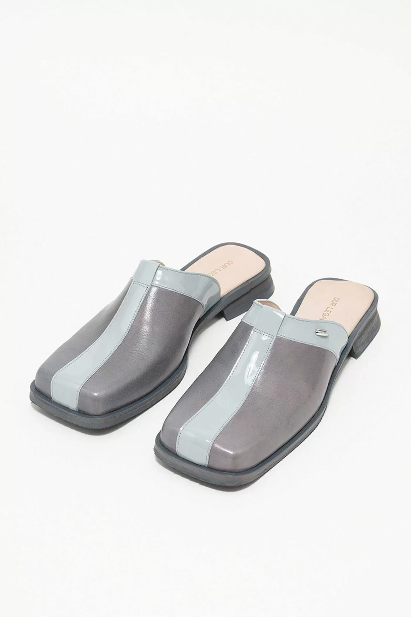 Mulor | Our Legacy Blunt Mule Deep Sky Blue Läder