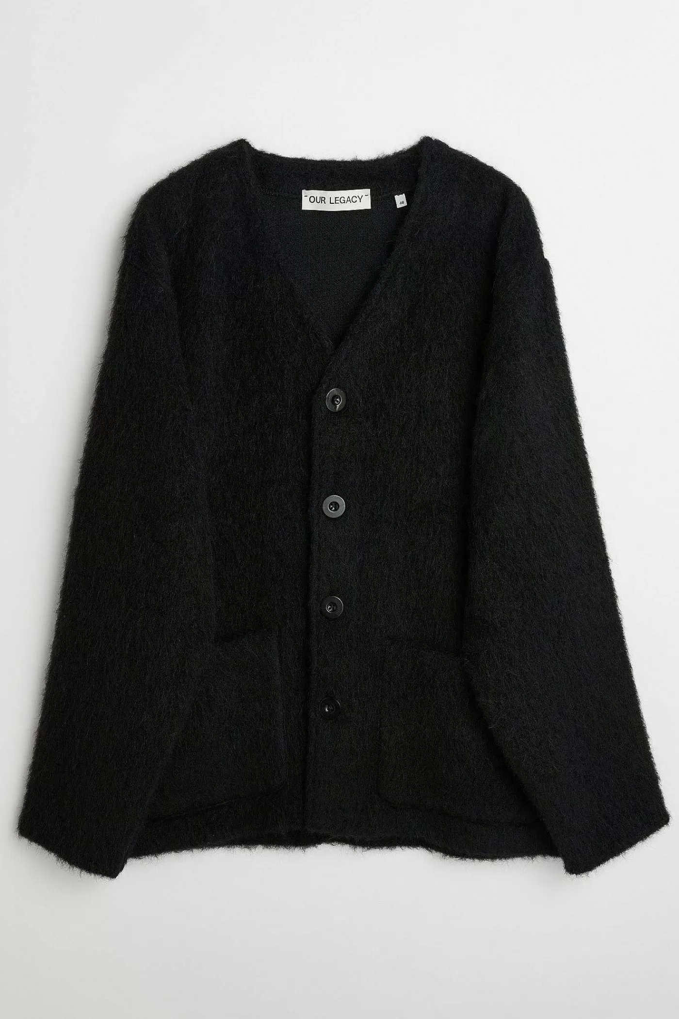 Stickat | Our Legacy Cardigan Black Mohair