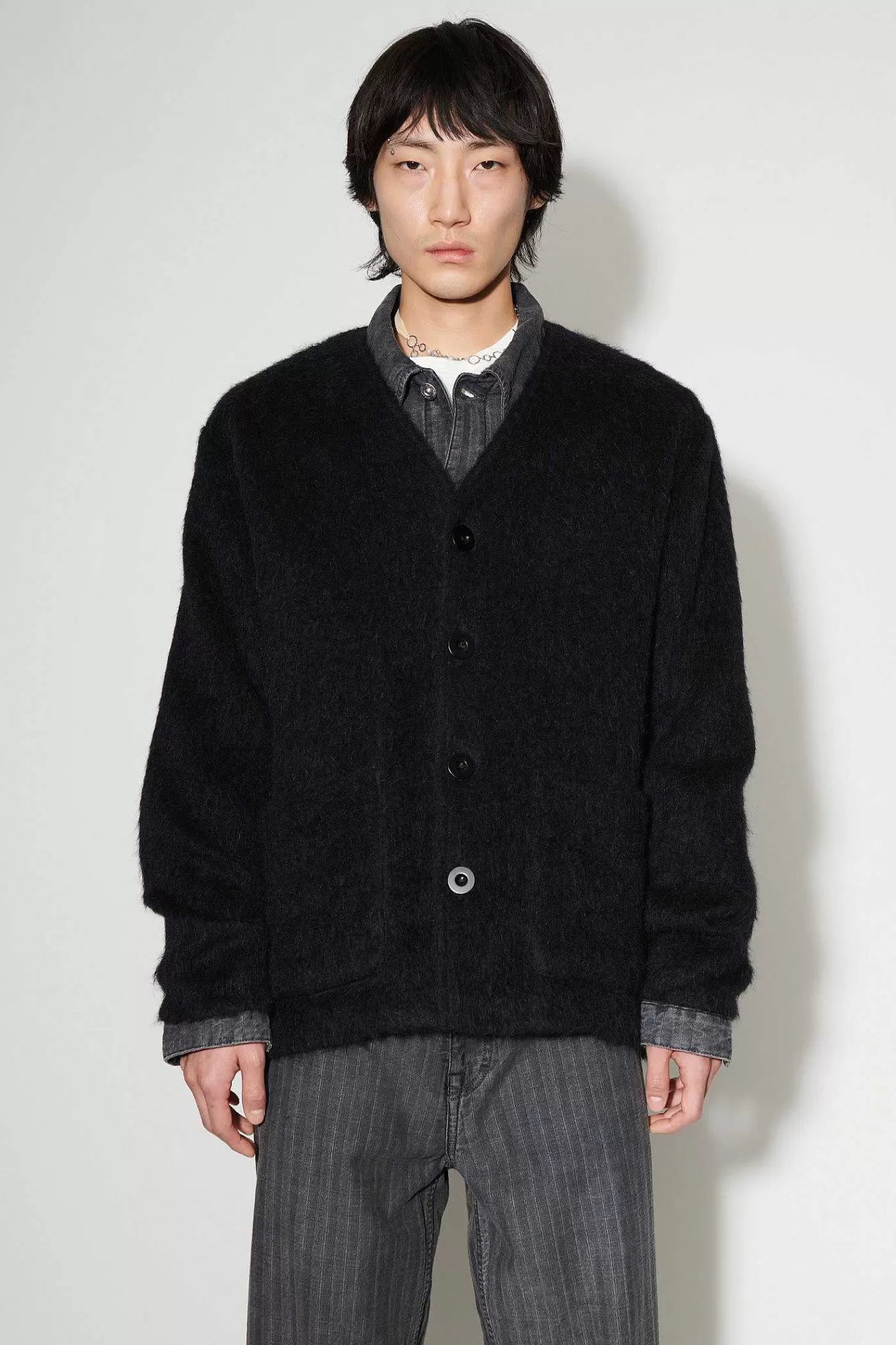 Stickat | Our Legacy Cardigan Black Mohair