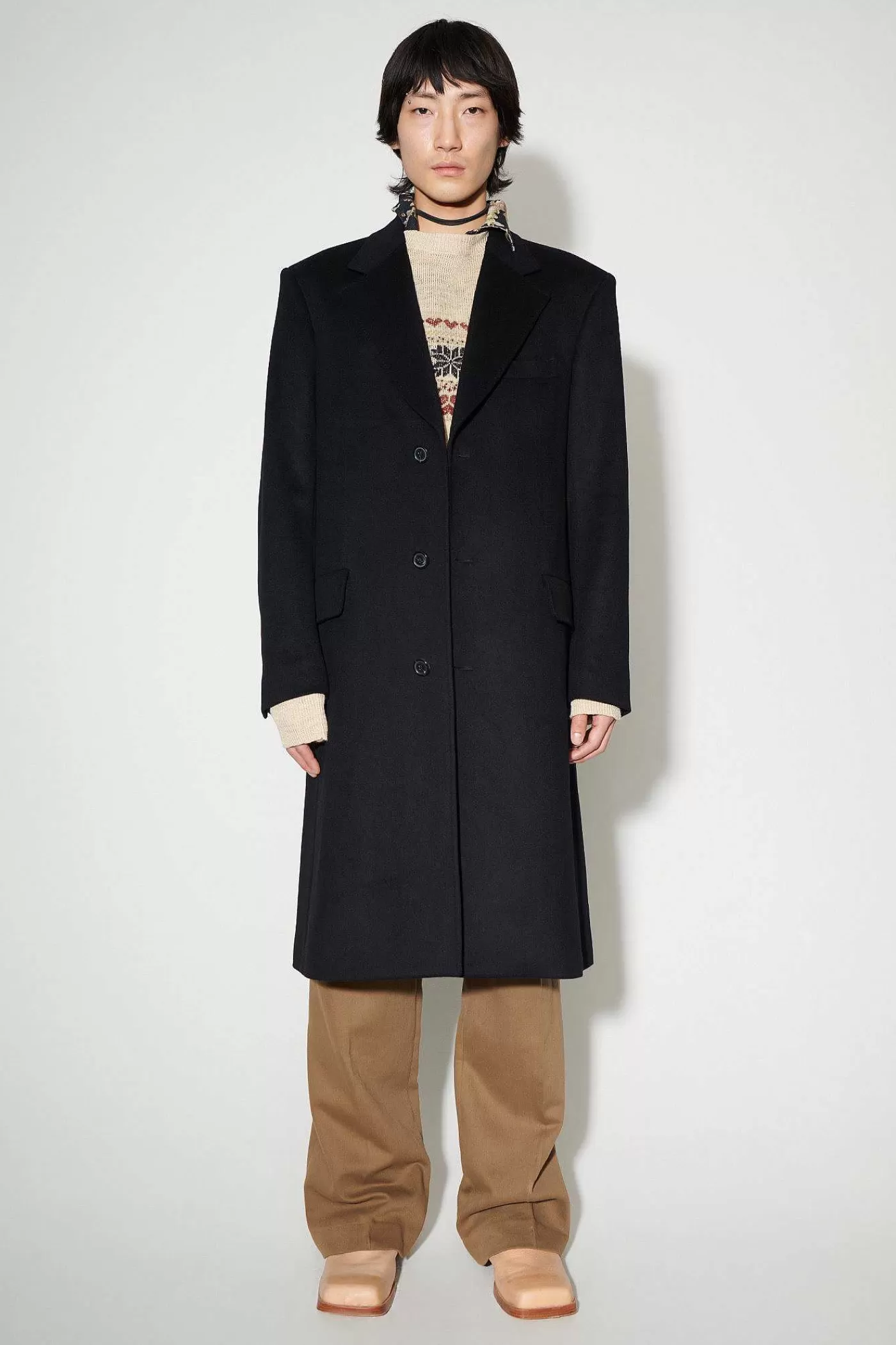 Ytterkläder | Our Legacy Dolphin Coat Svart Heavy Melton