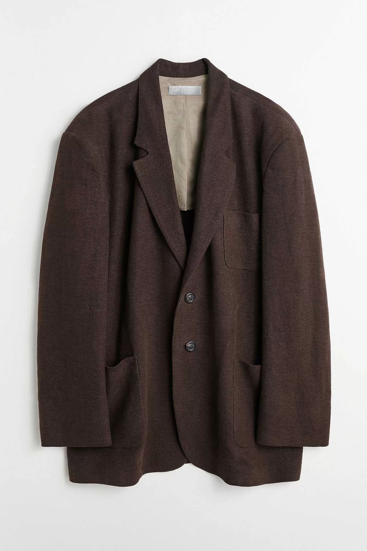 Passning | Our Legacy Embrace Blazer Antique Chocolate Arctic Linen