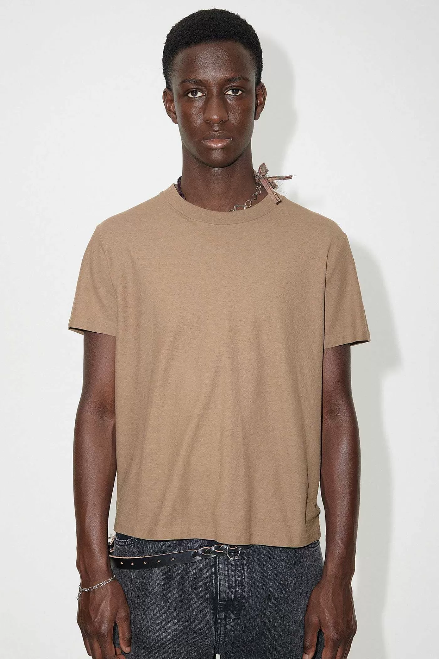 Jersey | Our Legacy Hover T-Shirt I Capers Green Dry Crepe