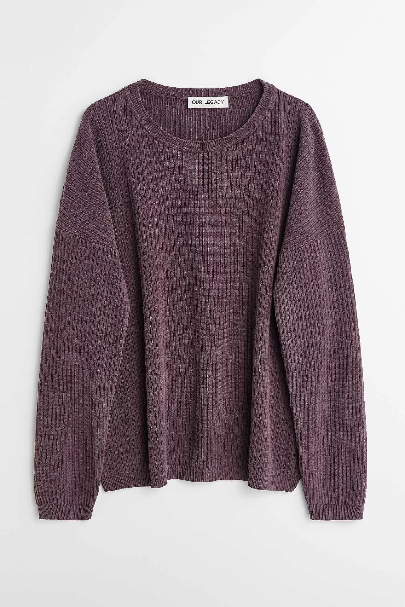 Stickat | Our Legacy Popover Roundneck Mystic Plum Habitable Silk