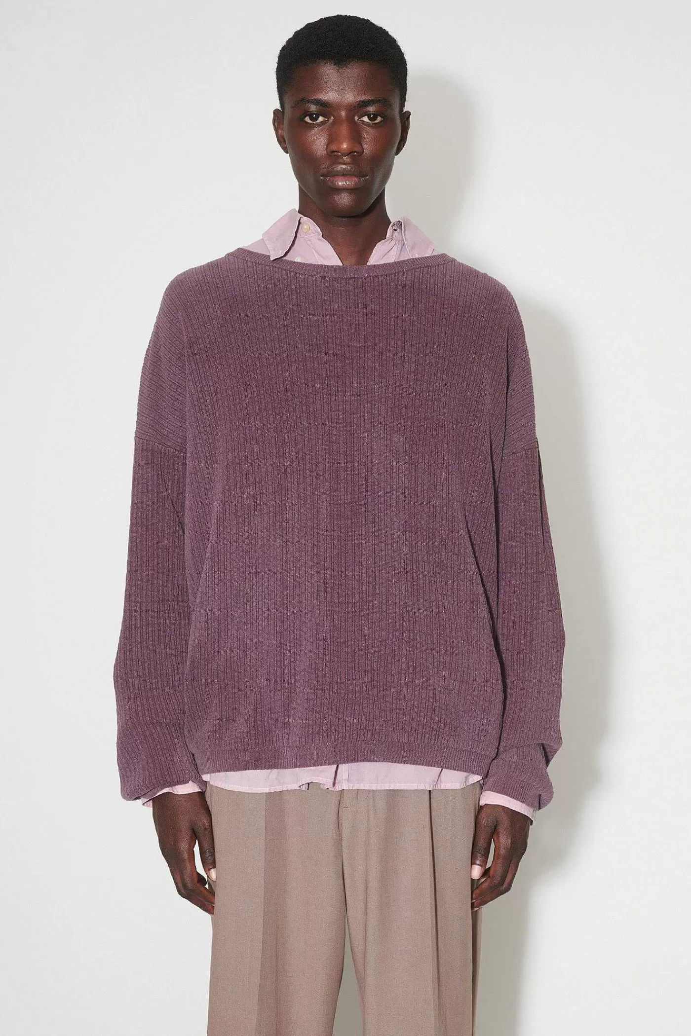 Stickat | Our Legacy Popover Roundneck Mystic Plum Habitable Silk