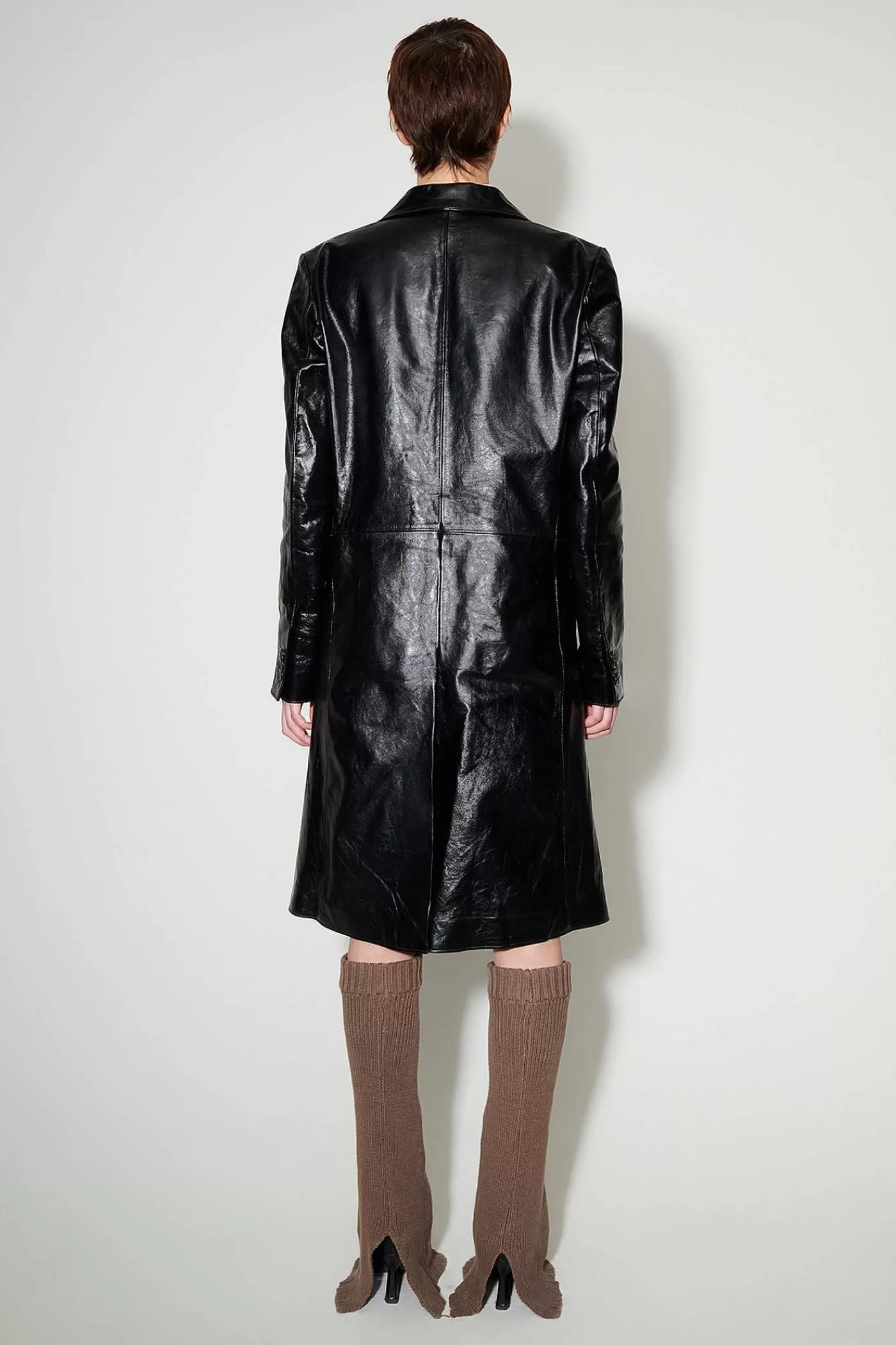 Läder | Our Legacy Stingray Coat True Dye Black Leather