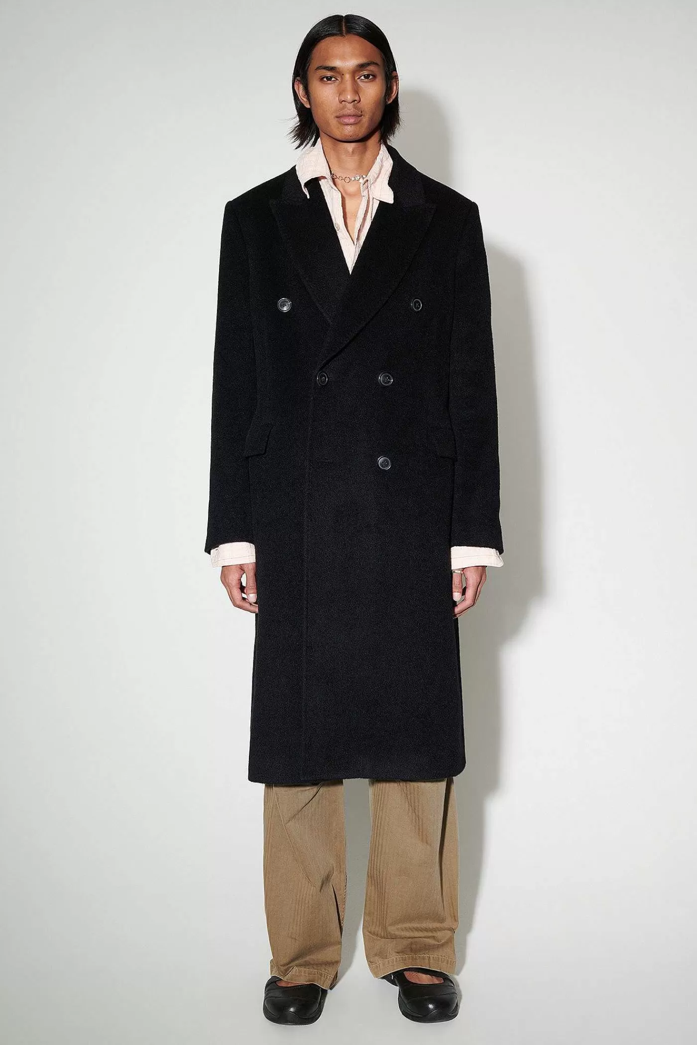 Ytterkläder | Our Legacy Whale Coat Svart Harig Ull